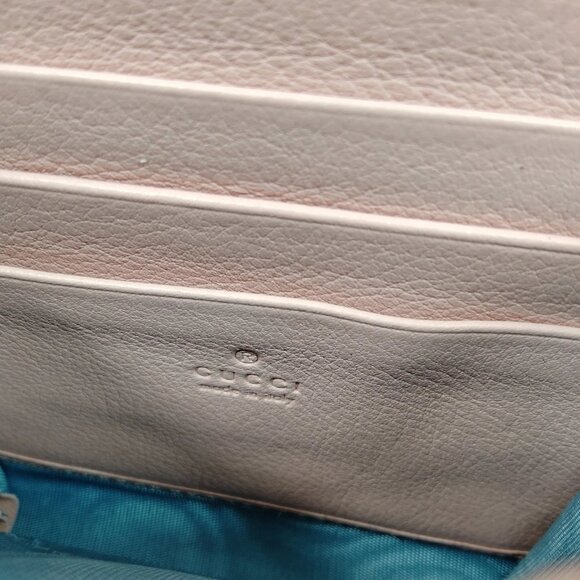 Gucci Pink Leather Wallet on Chain mon684-100925 - Picture 8 of 9